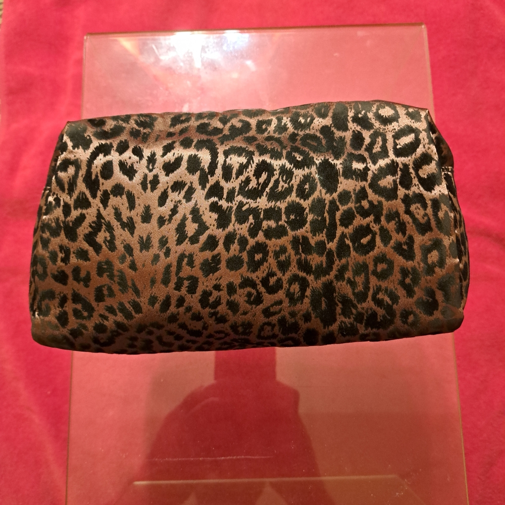 Lancome Leopard Print Cosmetic Bag